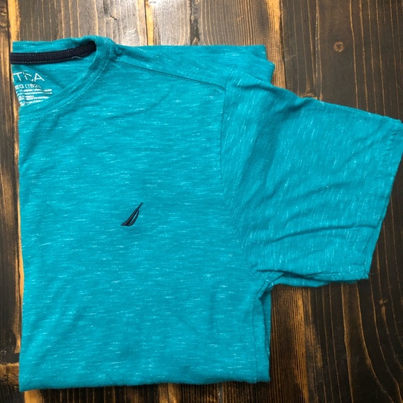 Set of 2 Nautica Boys SZ XL(18-20)Short Sleeve Crewneck J-class logo on chest - Picture 5 of 7